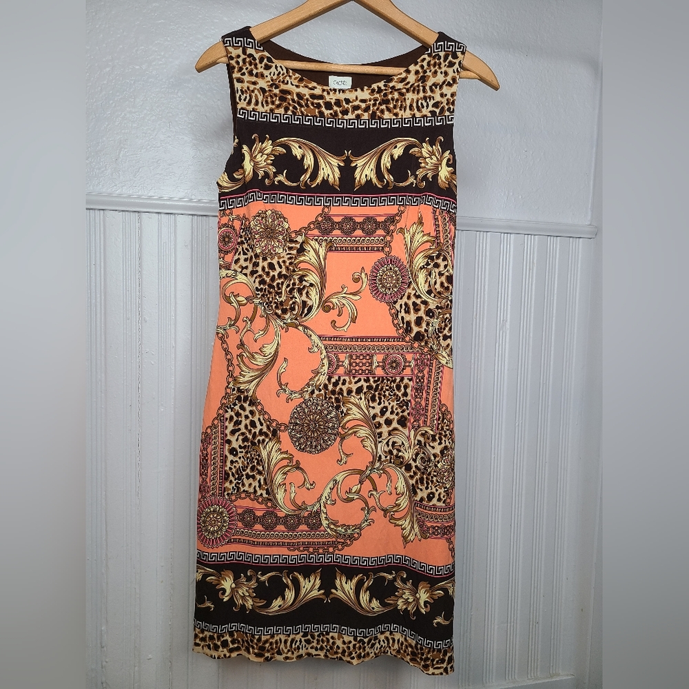 Cache retro printed dress SZ 8